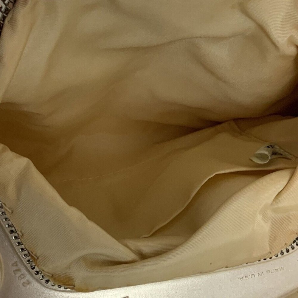 Whiting And Davis Mesh Evening Bag With Mirror Sh… - image 7